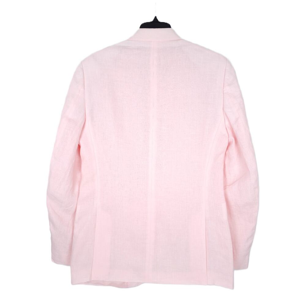 Bar III Mens Slim Fit Linen Sport Coat Blazer 40R Light Pink Solid NWT - Picture 3 of 7